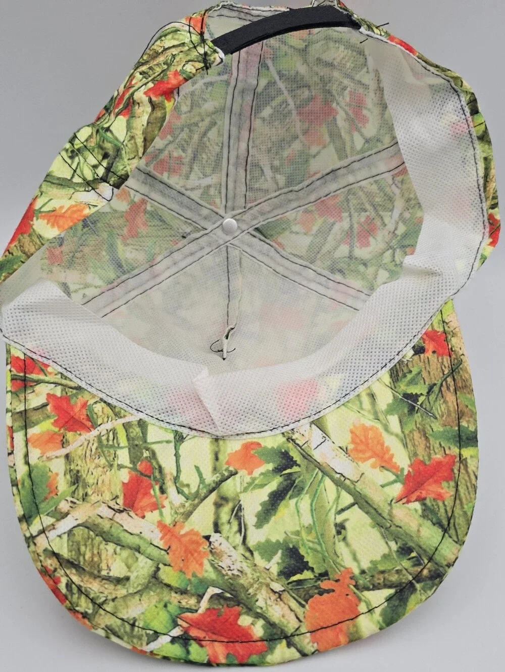 Unbranded Girls Camo Leaves Adjustable Lightweight Hat